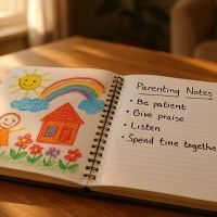 Carnet parent-enfant : écrire à deux mains