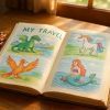 Carnet de voyage imaginaire enfant facile