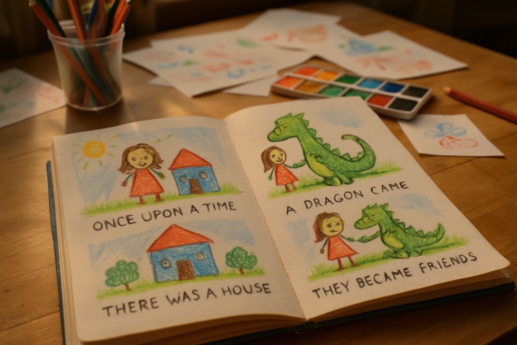 Créer un livre-album fait maison enfant