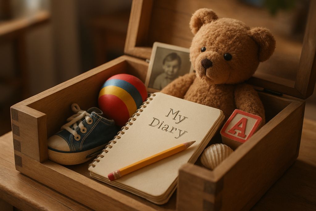 Créer une boîte à souvenirs d’enfant